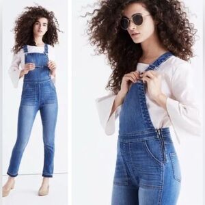 Madewell Women's Blue Denim Overalls